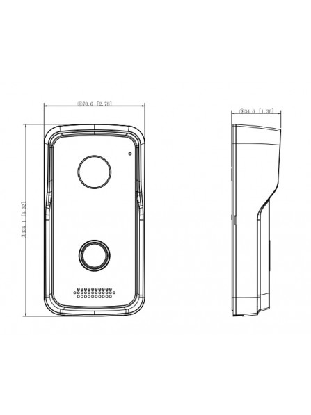 Вызывная панель Dahua VTO2111D-P-S2